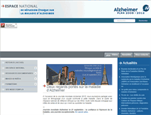 Tablet Screenshot of espace-ethique-alzheimer.org